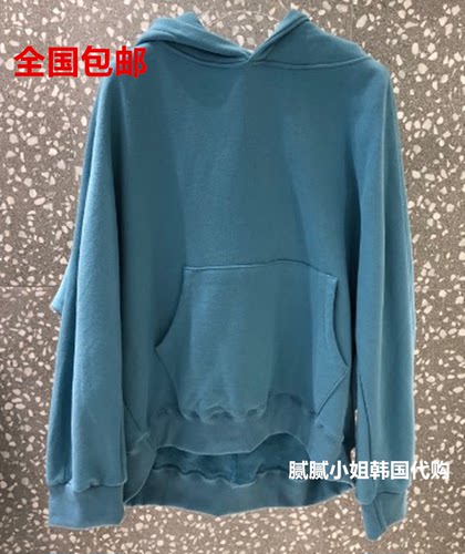 直播款 秋冬韩国东大门代购minimarket-b洋气加绒连帽卫衣101701