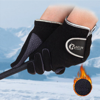 韩国进口手套高尔夫手套双手golf glove加绒保暖秋冬冬季男士冬天