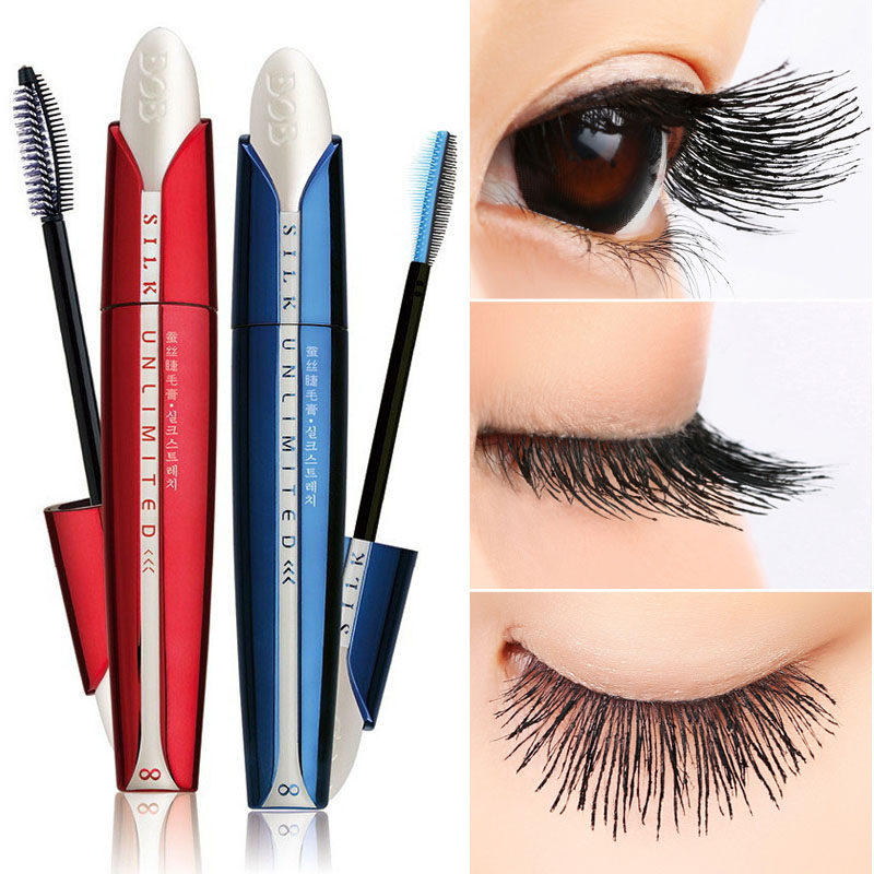 买1送1 BOB蚕丝睫毛膏纤长 自然卷翘浓密持久防水不晕染