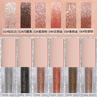 Douyin ins ultra -fire Diamond Pearl Light Liquid Liquid Lique Eyd Shade Red Той же модель рекомендованной студент
