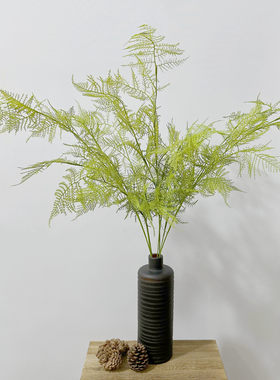仿真细叶文竹枝动感飘逸花瓶插花