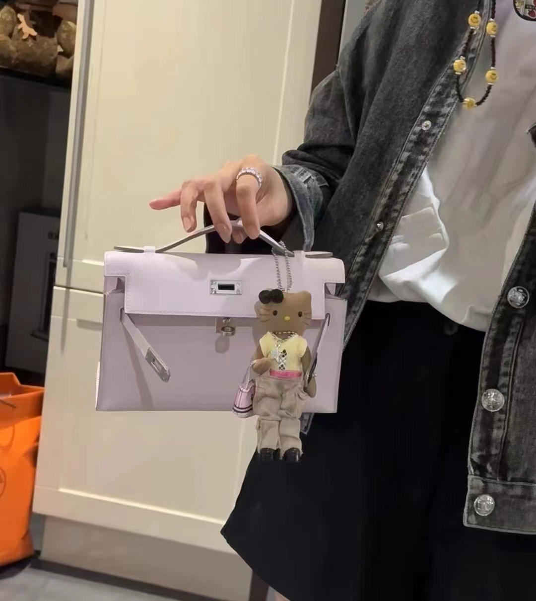 迷你凯莉一代全手工原厂SW皮mini凯莉包手拿包晚宴包