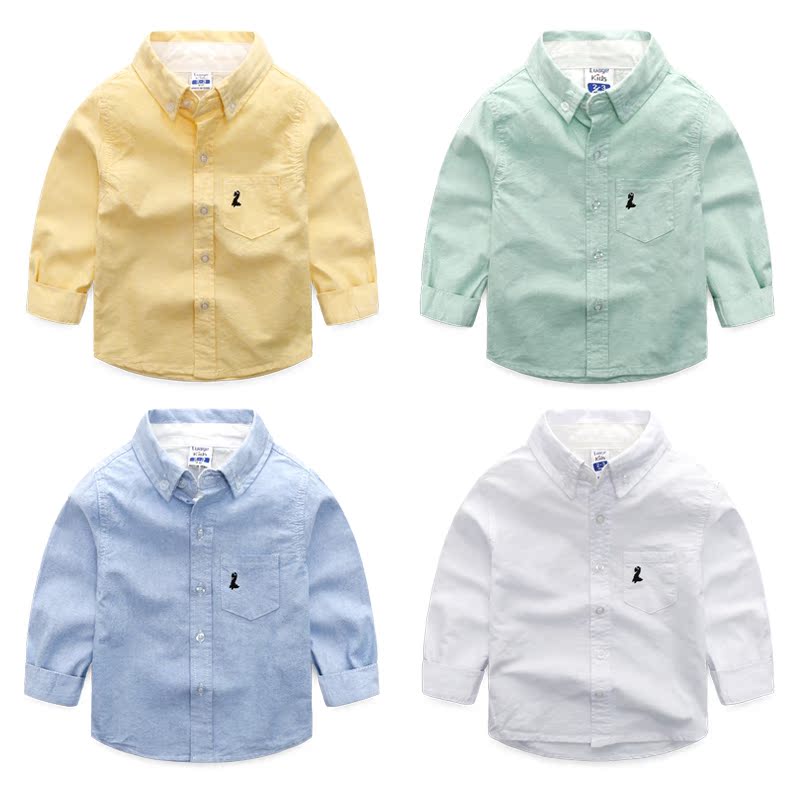 Chemise garcon LUAGEKIDS à manche longue - Ref 2077115 Image 1