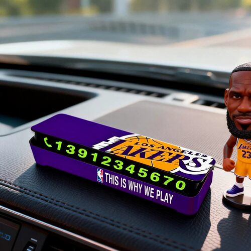 NBA篮球防晒临时停车号码牌