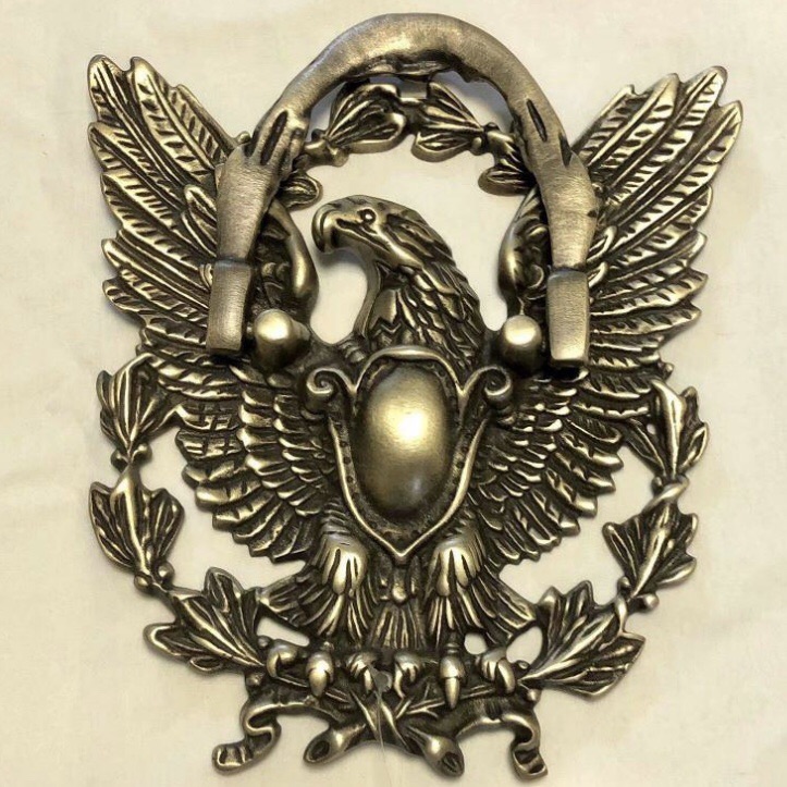 包邮美式欧式外贸铜工艺品鹰头门扣别墅大门家装饰品挂件实用礼品