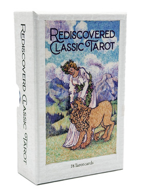 圆珠笔画风 经典重现塔牌Rediscovered Tarot天地盖12*7 英文卡牌
