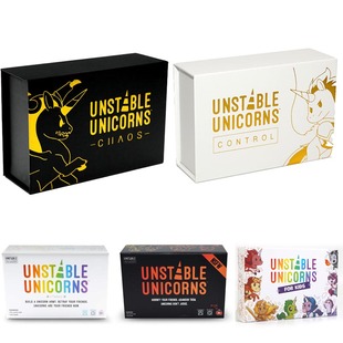 家庭聚会 独角兽桌游Unstable Games Card 英文卡牌游戏 Unicorns