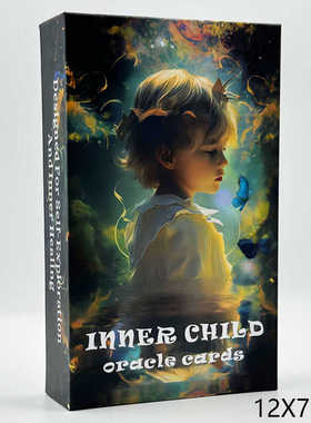 Inner Child Oracle Cards 内在孩童神谕 天地盖 12X7CM 英文卡牌