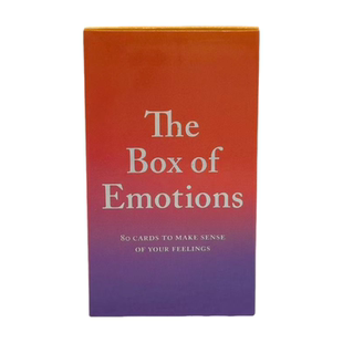 情绪情感心灵疗愈 情感解密卡The Box of Emotions 80张 英文卡牌