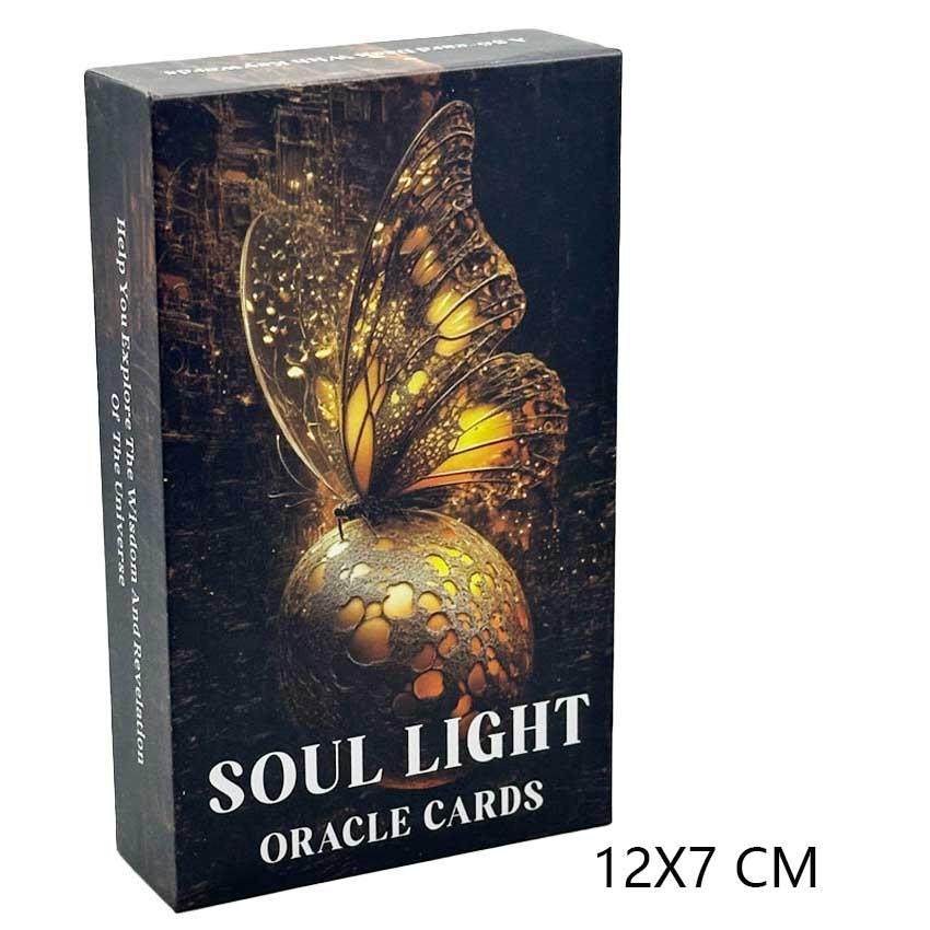 Soul Light Oracle Cards灵-魂之光神谕 天地盖 12X7CM英文卡牌