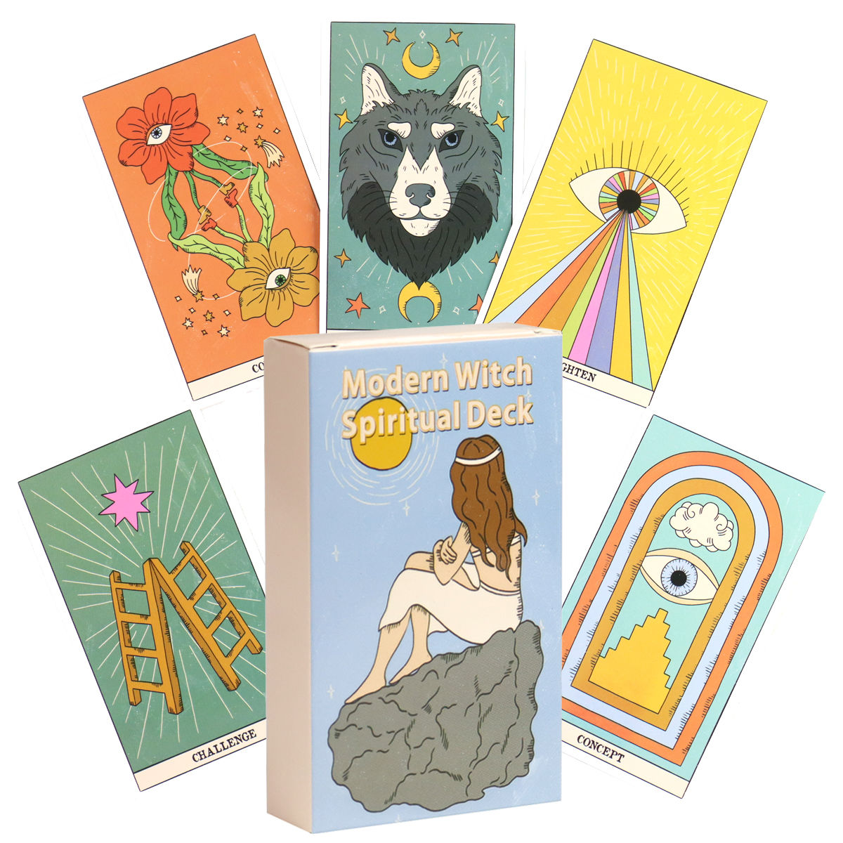 Modern Witch Spiritual Deck 现代女屋精神塔牌 英文卡牌游戏
