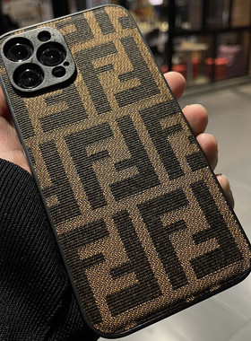 布料iphone14手机壳 XS皮套max时尚12pro简约8plus奢华13保护壳15