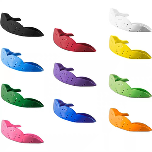 橄榄球牙套薄款护齿牙胶水溶SISU透气舒适贴合薄片热塑定型牙套