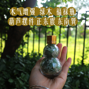 正东东南绿葫芦福禄瓶正东震东南巽木气增强缺角补角纳福成材