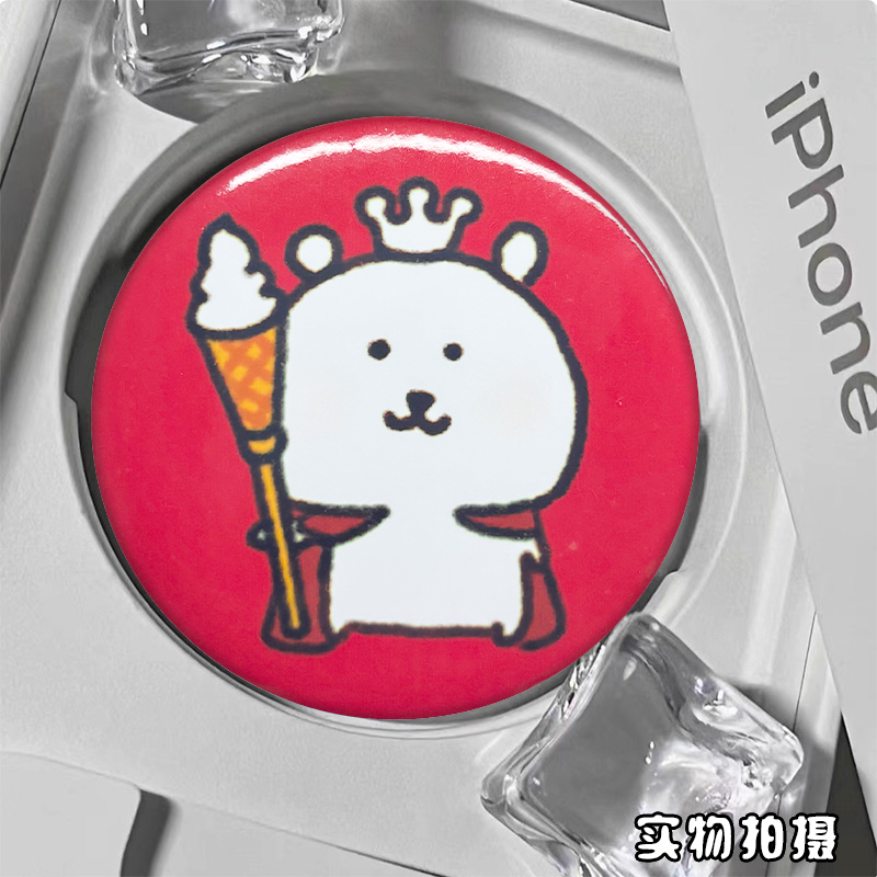 25新款自嘲熊联名各大品牌吧唧原创徽章学生收藏礼物二次元周边