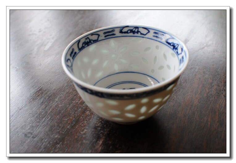 现货日本海淘 中国瓷 青花米通杯 五蝠捧寿 茶具茶碗