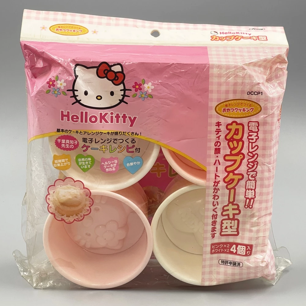 三丽鸥 HELLO KITTY 杯子蛋糕模型 4入组