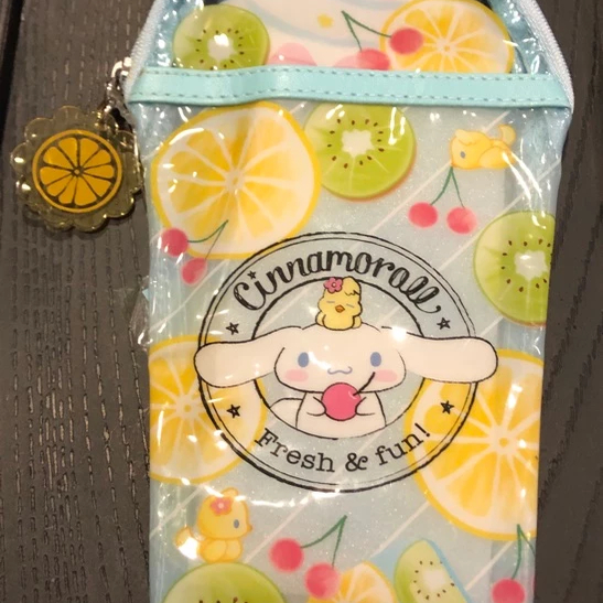 Sanrio 大耳狗玉桂狗果汁杯造型防水筆包PVC
