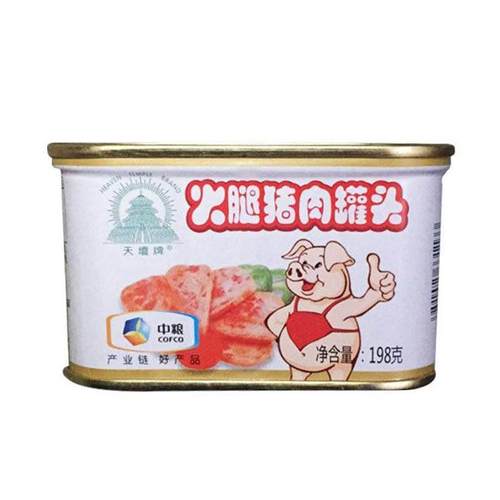 中粮天坛牌午餐肉198g