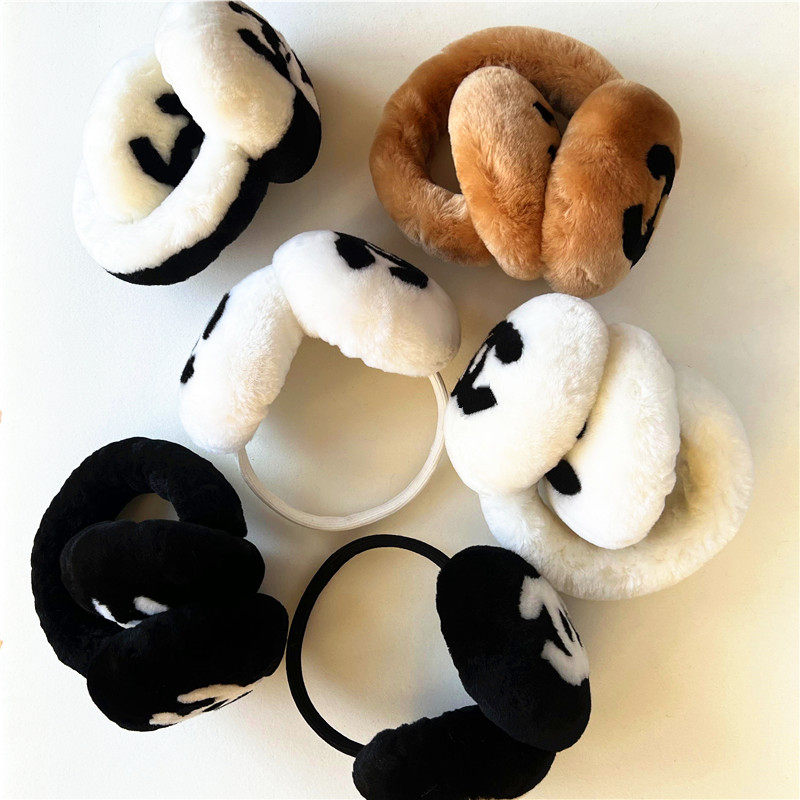 超大真羊毛网红耳套保暖时尚香香耳罩可爱毛绒皮草耳包护耳女冬