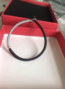 补金补水金刚结手链 925银珠 简要时尚百搭 男女同款