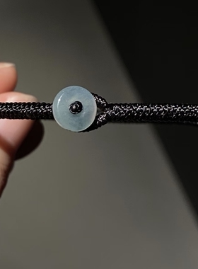 五行补水 黑色金刚结 细款3.5毫米