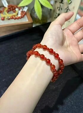 2026本命年礼物 红色手链 双圈 单圈
