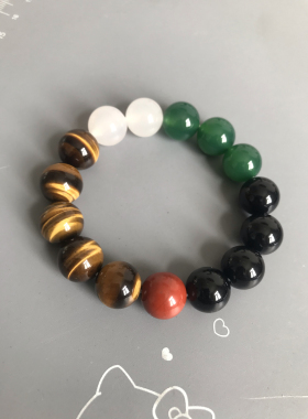 金木水火土 手链 12毫米