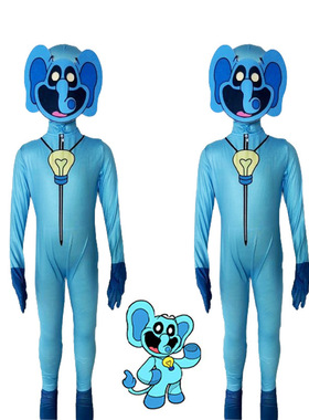 Poppy Playtimecos表演服万圣节紧身衣cos波比的游戏时间微笑动物