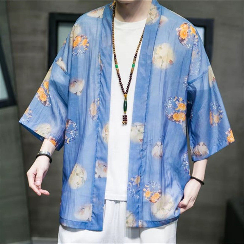 夏季薄款冰丝速干披风外套图片