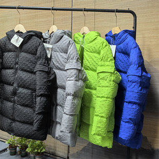 棉服韩版 25B9A3冬季 中长款 新款 ins休闲加厚连帽棉衣保暖外套 时尚