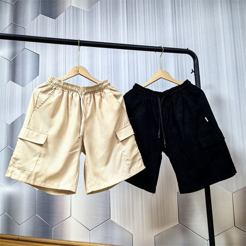 夏季工装短裤港风潮流情侣多袋裤