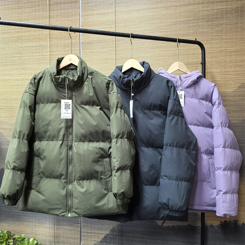 情侣棉衣纯色棉袄加厚保暖面包服