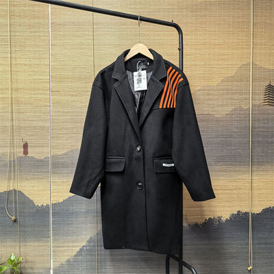 毛呢大衣过膝长款英伦呢子风衣