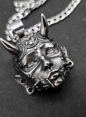 男女生钛钢立体做旧项链独家原创