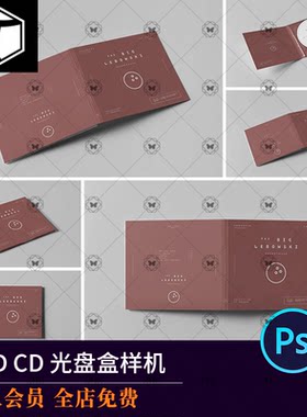 CD/DVD光盘盒包装VIPSD样图