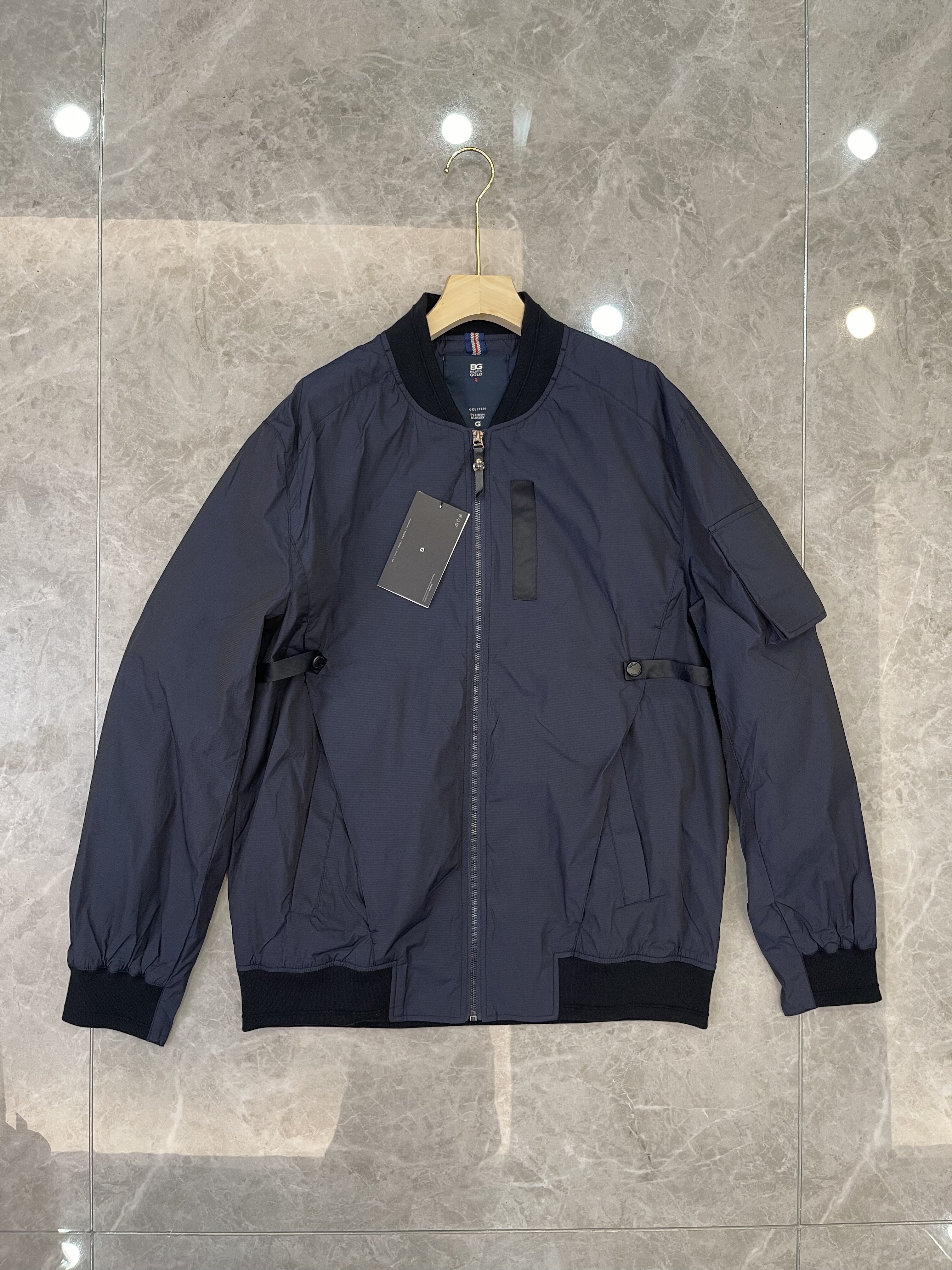 G潮牌男装春秋款休闲风衣外套潮酷格li.sen风衣中年男中商务夹克