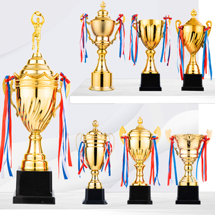 金属大奖杯定制运动比赛冠亚季军颁奖金银铜奖牌足球篮球荣誉订制