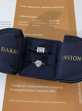 英国设计师TopWhit新款HW仿真钻戒HARRYWINSTON现场替代用男女活