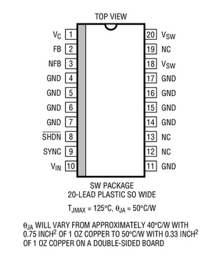 原装全新 LT1371HVCSW LT1371HVISW LT1371HV SOP  现货