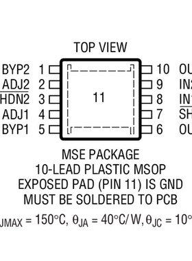 原装  LT3027EMSE LT3027IMSE LT3027 MSOP 现货可直拍