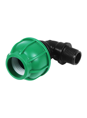 Irritec PE水管快接头配件管件快速抢修免热熔活接外丝弯头整箱装