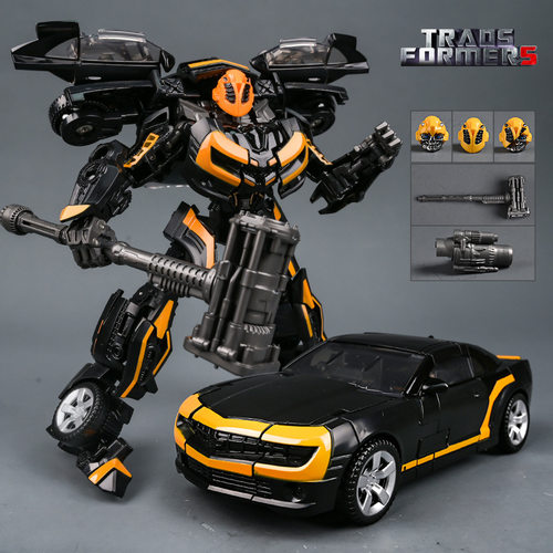 特价TC42擎天暗黑大黄蜂勇士柱手办部分合金版儿童模型变形玩具