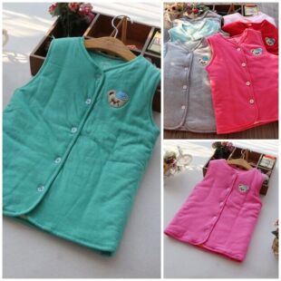 包邮 宝宝纯棉马甲 秋冬季男女童坎肩背心儿童丝绵马甲保暖内胆