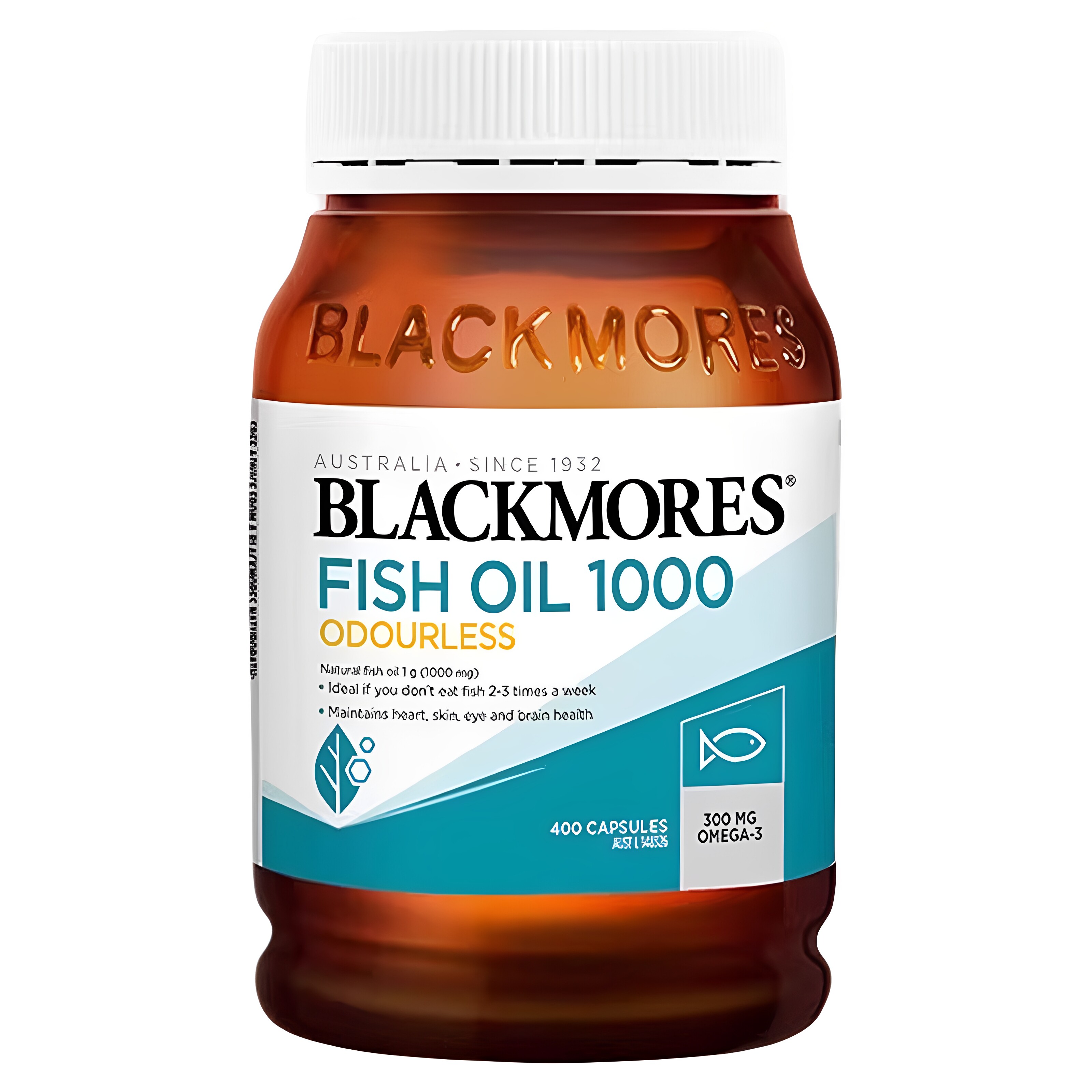 Blackmore澳佳宝无腥味鱼油原装进口1000毫克400粒深海脑黄金通用