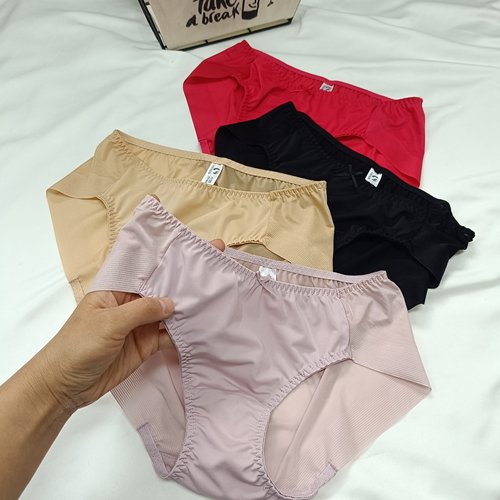 出口韩国原单柜品venus内裤女简约净版中低腰无痕包臀三角内裤女
