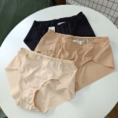 3条起 简约女生运动外贸纯色三角 无痕内裤 包邮 出口韩国原单一片式