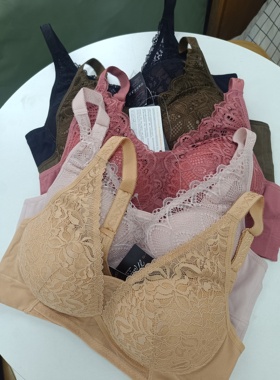 特价断码外贸原单女士内衣性感聚拢上托侧收薄款无钢圈文胸85A90A