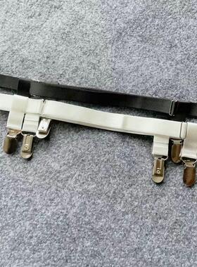 吊袜带连裤袜腰带白色大码鸭嘴夹jk吊带袜丝袜网袜半身裙防滑防掉