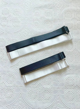 大腿环小腿腿圈朋克性感绑腿带装饰袜黑色吊袜带带扣白色丝袜